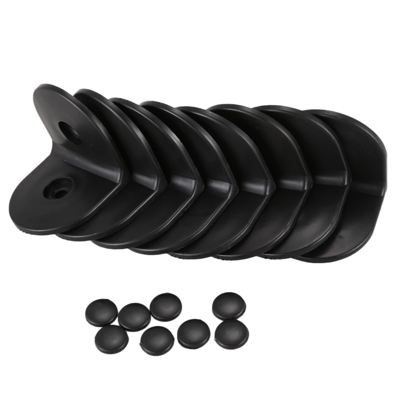 HTHL 50mmx50mm Пластик l образный под прямым углом угловая скобка кронштейны 8