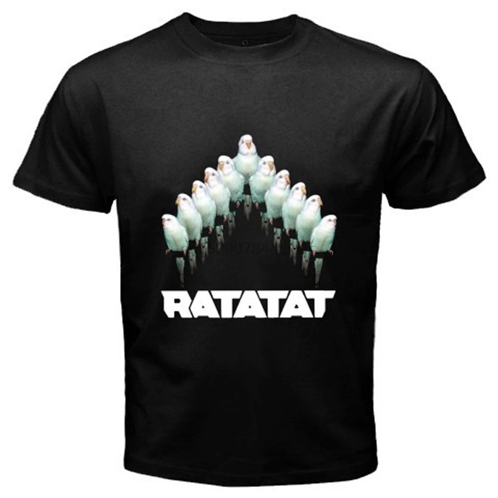 Новая футболка с логотипом Ratatat рок музыка значок MenBlack размер S до 3Xl|Мужские