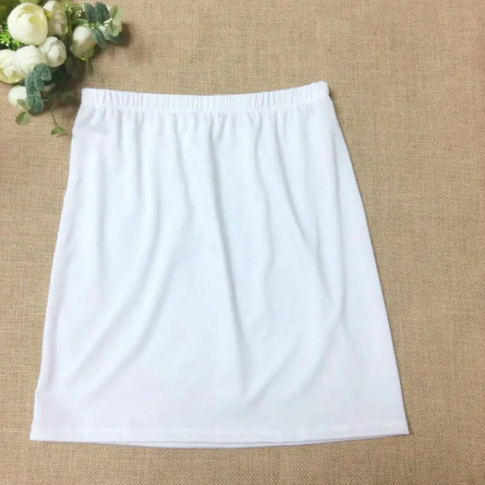 Женская короткая юбка с эластичным поясом эластичная атласная Нижняя одежда