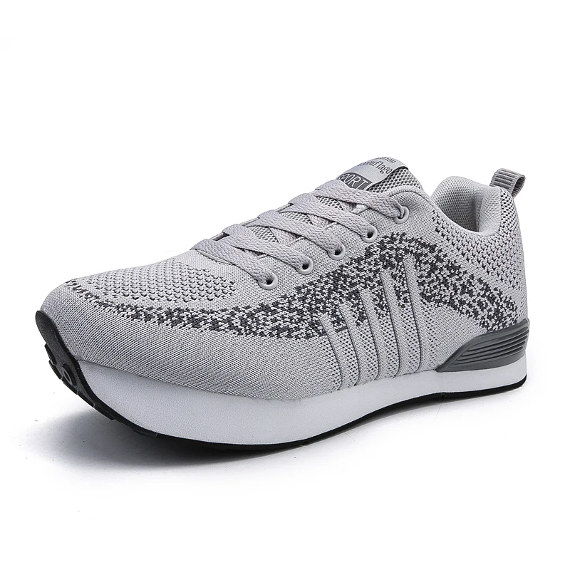 Кроссовки в темную полоску для мужчин и женщин ортопедические на низком каблуке