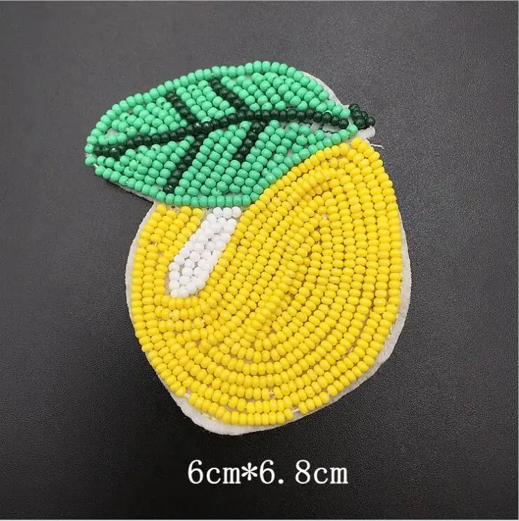 Фрукты авокадо черепаха брошь со стразами и бусинами нашивок аппликация вышивка