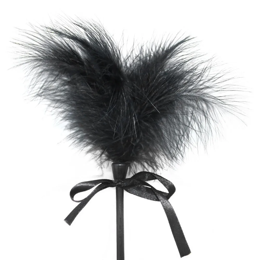 Эротическое нижнее белье забавная палочка из перьев инструмент для страсти БДСМ