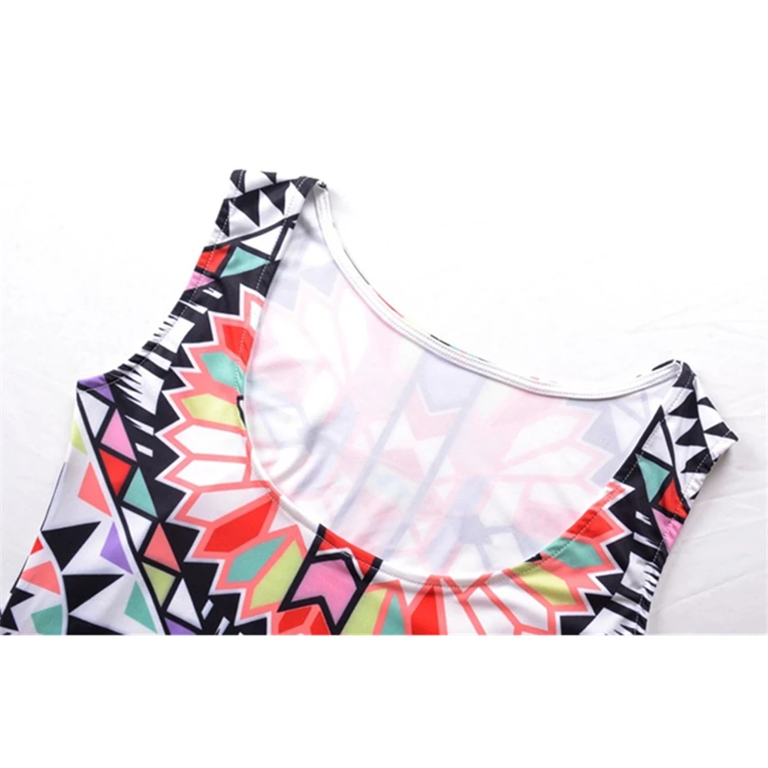

New Fashion African Dresses for Women Print Dashiki Rich Bazin Sleeveless Tight Pencil Dress Summer Africa Clothing