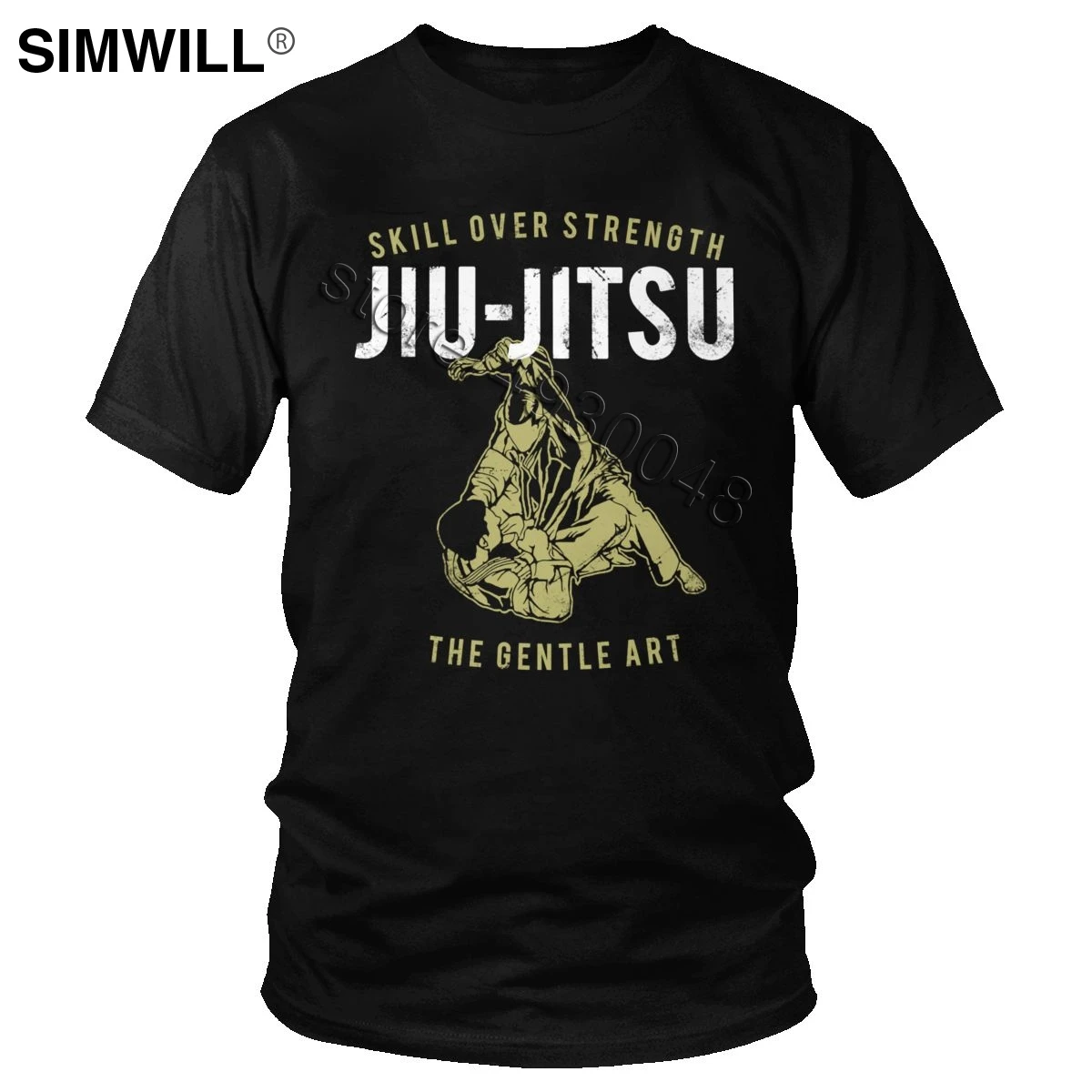 Винтаж Бразильское джиу джицу бразильское Jiu Jitsu (джиу джицу) футболки для мужчин
