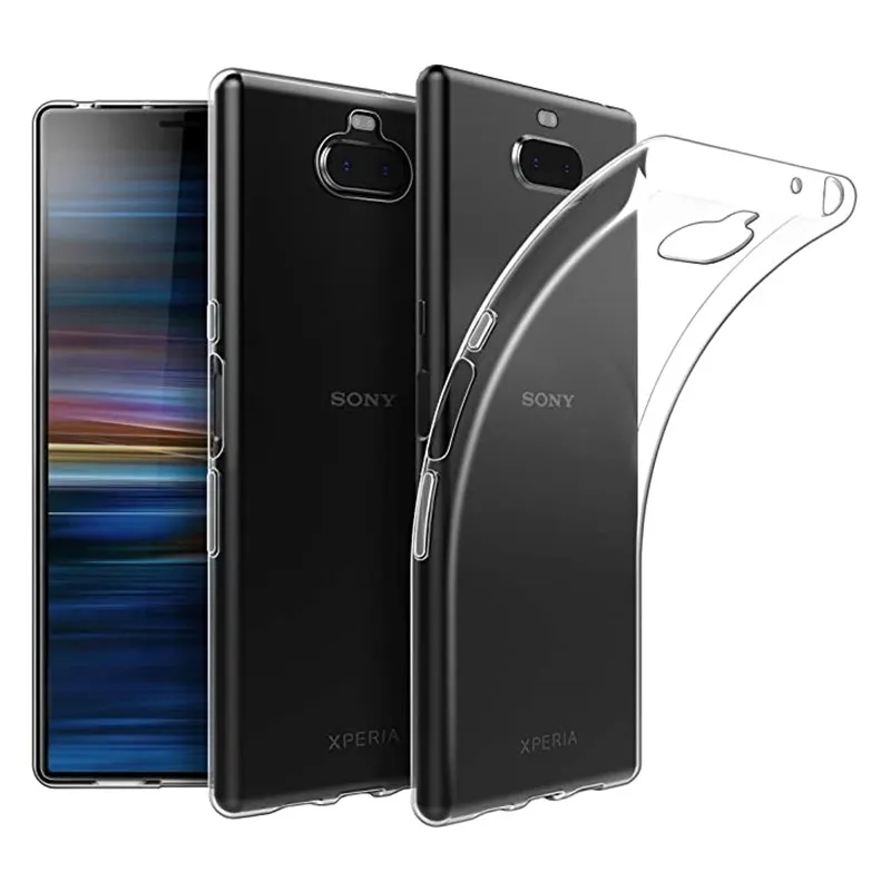 Прозрачный чехол-бампер для Sony Xperia 1 5 10 III XA XA2 XZ XZ1 XZ2 XZ3 Plus Ультратонкий чехол из