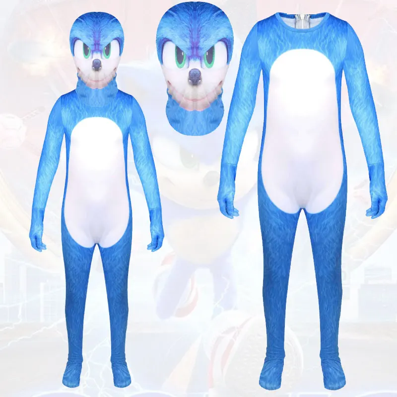 Новый роскошный мультяшный звуковой костюм детский игровой персонаж Быстрый