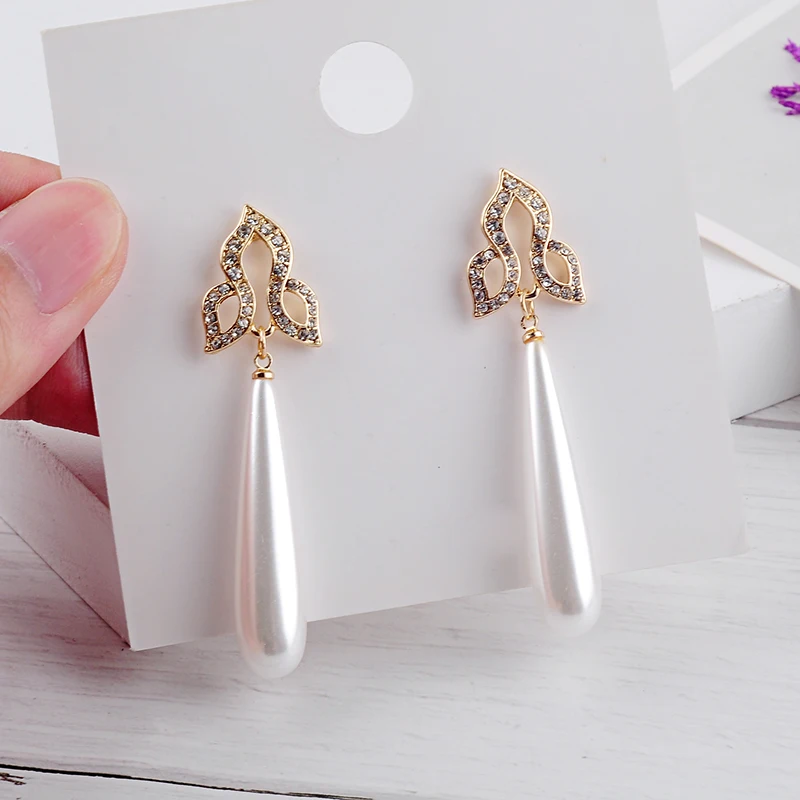 Модные золотые Кристальные акриловые серьги капли для женщин подарок на