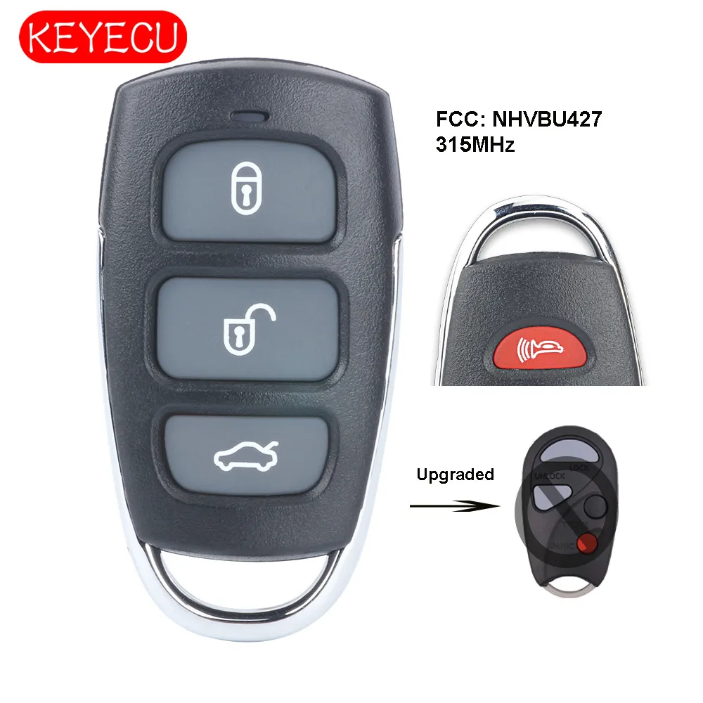 Пульт дистанционного управления для Nissan Sentra 315 2000 FCC: NHVBU427|Ключ от авто| |