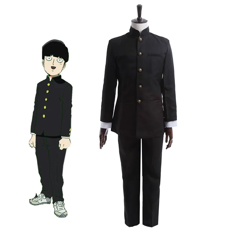 Костюм для косплея Kageyama Shigeo из аниме Моб психоделия 100 костюм японский блузки и