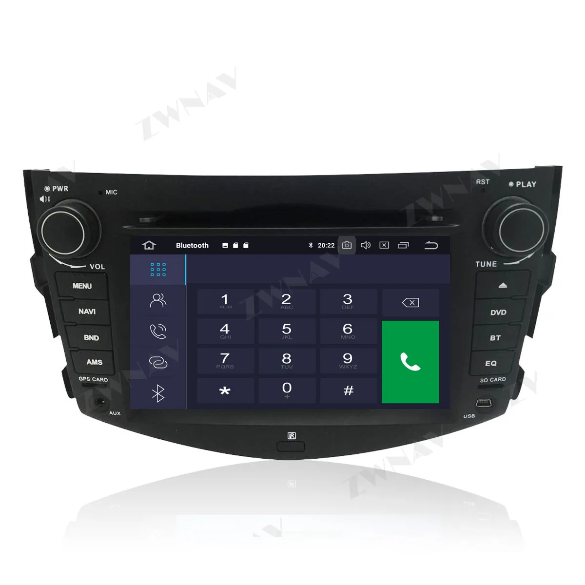 Carplay For Toyota RAV4 2006 2007 2008 2009 2010 2011 2012 Android 10 Multimedia GPS Navi Audio Stereo Radio Recorder Head Unit |