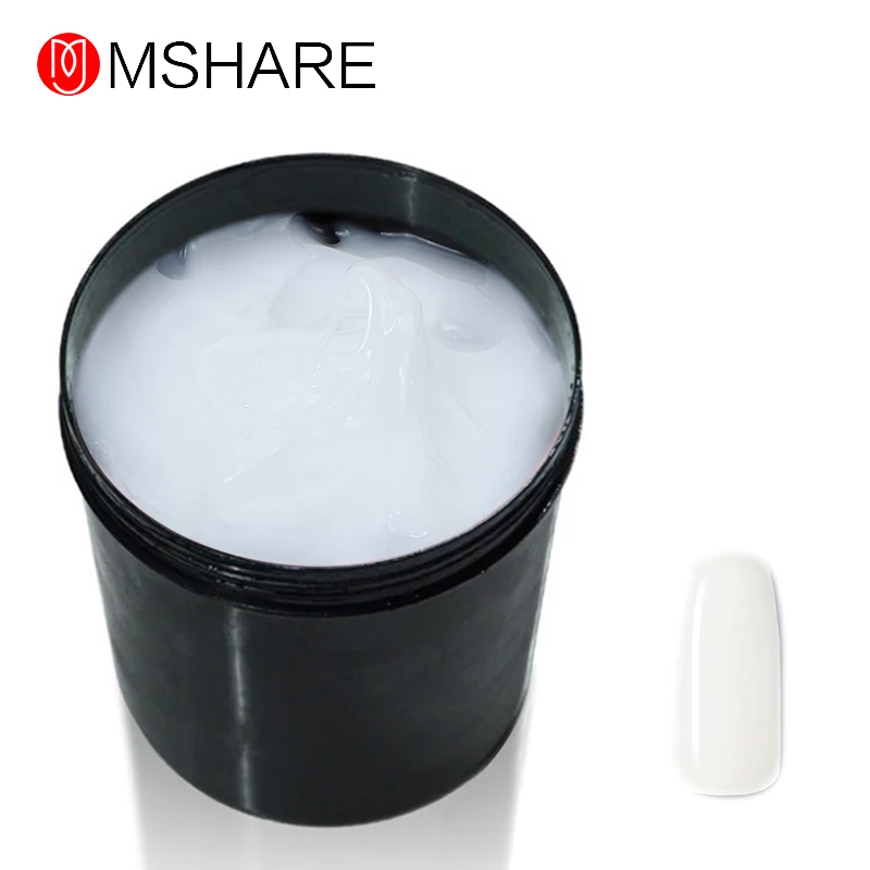 MSHARE волокно гель строитель гель 1 кг для наращивания ногтей с стекловолокном - Цвет: 002