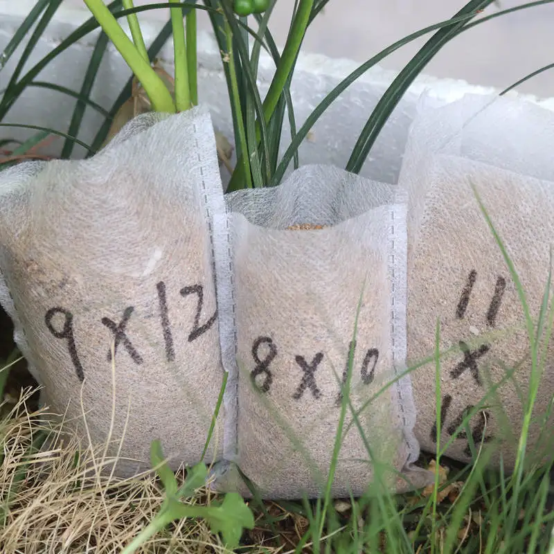 Нетканые мешки для питомника 100 шт. высококачественные экологически чистые