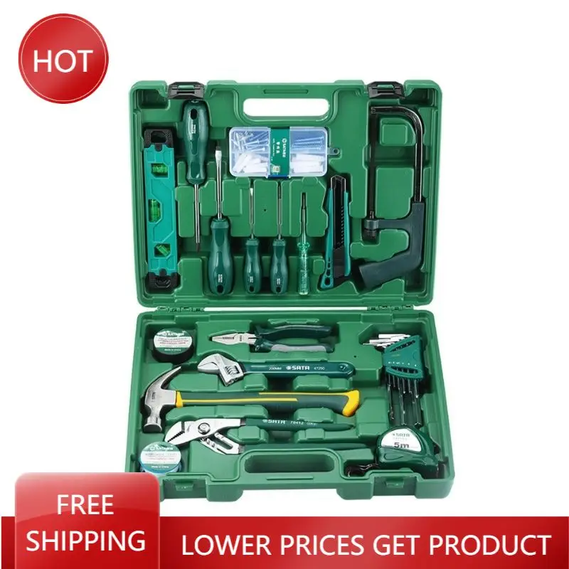 

Complete Hardware Mechanic Tool Box Accessories Tools Organizer Protective Box Plastic Portable Estojo Portable Toolbox AA50GJ
