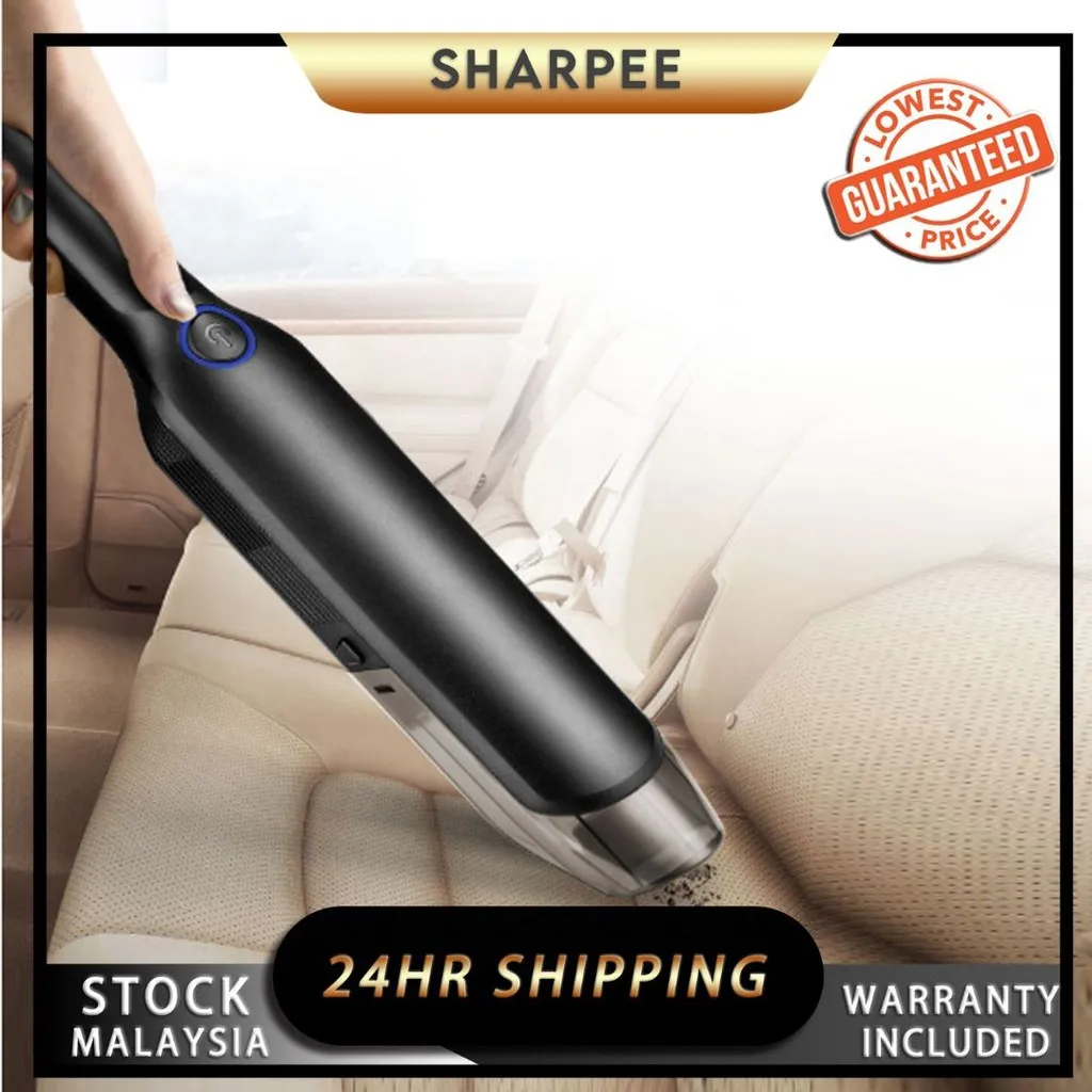 

Wireless Portable Car Vacuum USB Charging Washable HEPA filter Mini Compact Size Pembersih Vakum Kereta