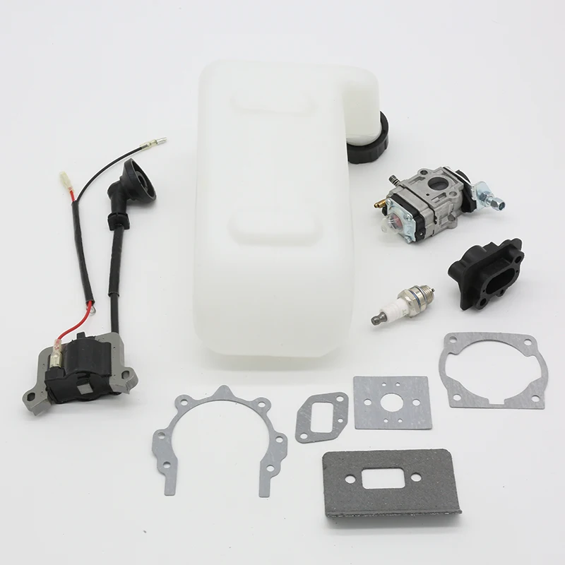 Карбюратор катушка зажигания Комплект прокладок для 43cc 52cc CG430 CG520 BC430 BC520 40 5 TL43