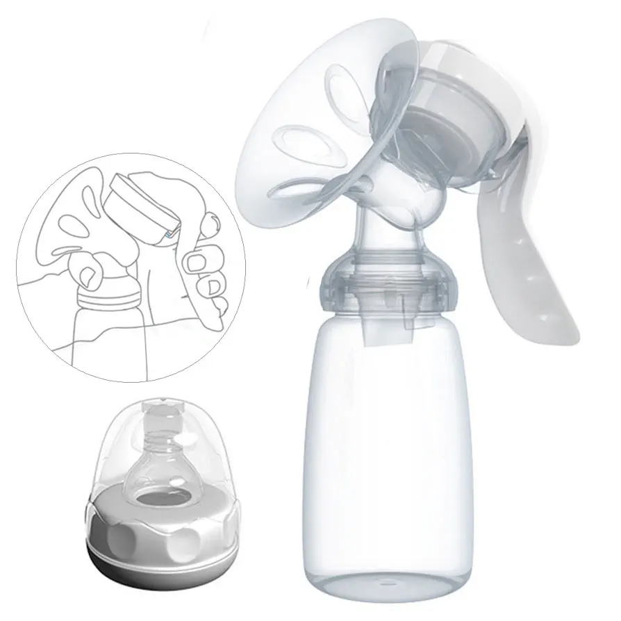 Manual Breast Pump Breast Milk Pumps Baby Nipple Suction Nipple Pump Mom Love Nursing Breast Baby Feeding Bottle