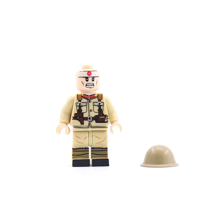 Moc мировая война военный строительный блок brickmania японская армия солдат ww2 фигурки diy Кирпичи игрушки для мальчиков Подарки