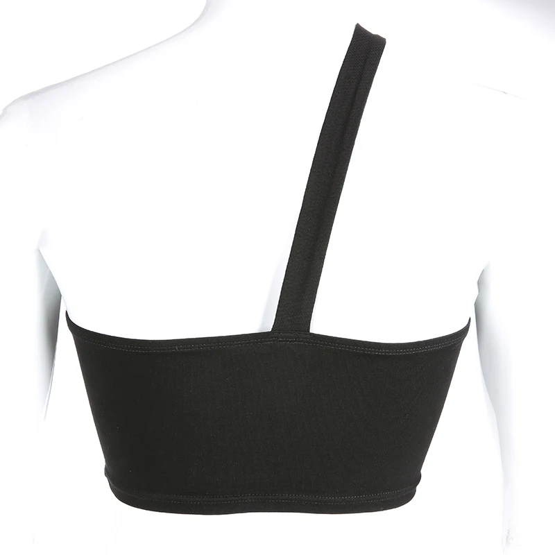 Женский черный топ с вырезами сексуальная уличная одежда укороченные топы на