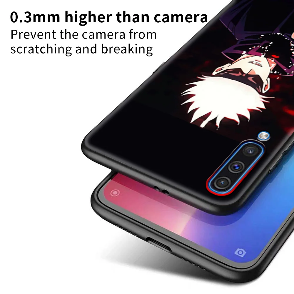 

Phone Case For Samsung Galaxy A90 A80 A70 A60 A50 A40 A30 A20 A10 Black Silicone Cover Jujutsu Kaisen Satoru