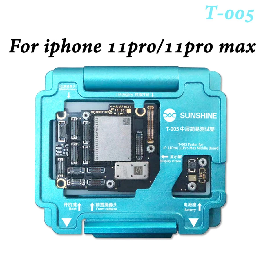 Солнечный t-004 iphone 11/t-005 11 pro/11 pro max Средний тестер материнской платы | Инструменты