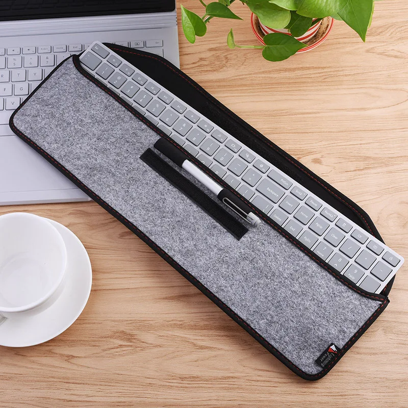 Защитный чехол из водонепроницаемой фетровой сетки для Apple Magic Keyboard Microsoft Surface KB