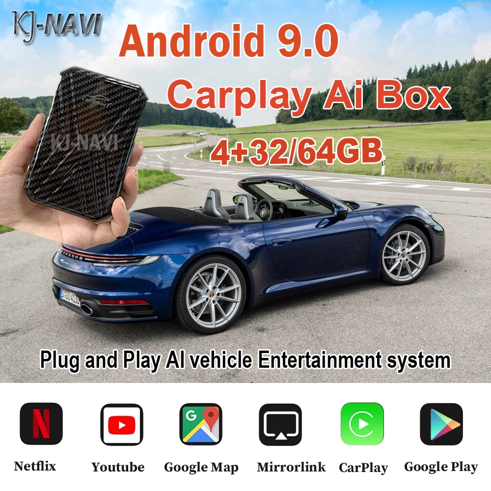 

Автомобильный мультимедийный плеер, беспроводной Carplay, для Apple, Android, видео, AI Box, для Benz, Mercedes 2016, 2017, 2020, Mirrorlink, Android, авто