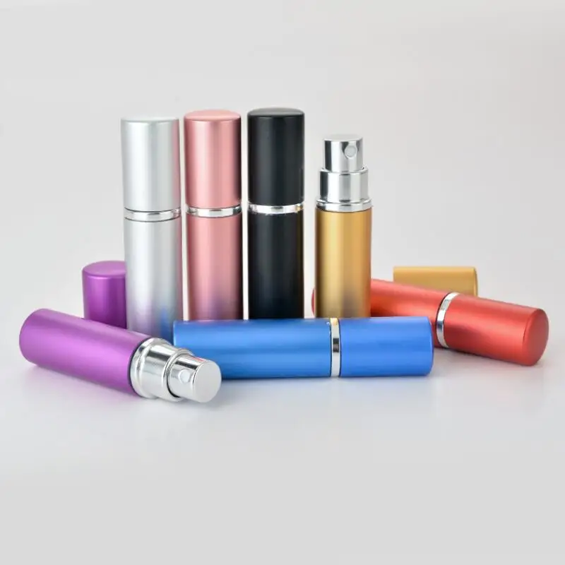 

5ml Portable Mini Refillable Perfume Bottle With Spray Scent Pump Empty Cosmetic Containers Spray Atomizer Bottle LX9013