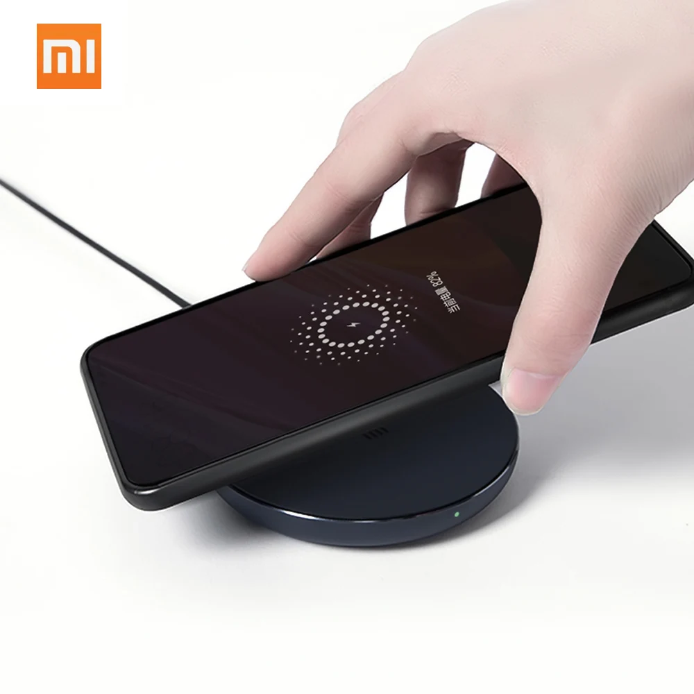 

Xiaomi Qi Standard Wireless Phone Charger 10W 7.5W QC3.0/2.0 for Samsung Galaxy S9 Plus iPhone XS Max Charging Pad Power Adapter