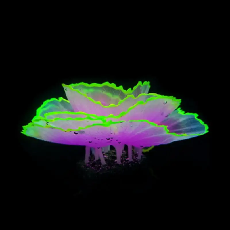 Purple Украшение для аквариума украшение для аквариума искусственные растения салат Коралл подводный мир микро пейзаж C6UE - Цвет: Purple