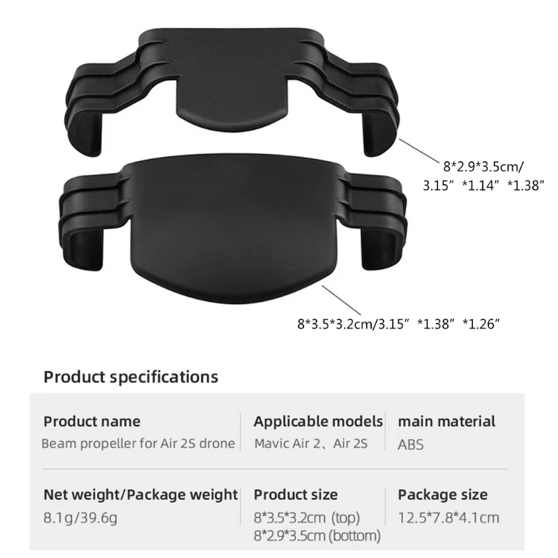 

1 Set Drone Propeller Holder Clip, Propellers Fixed Protection Guard Fixator Universal for Mavic Air 2S/Mavic Air 2