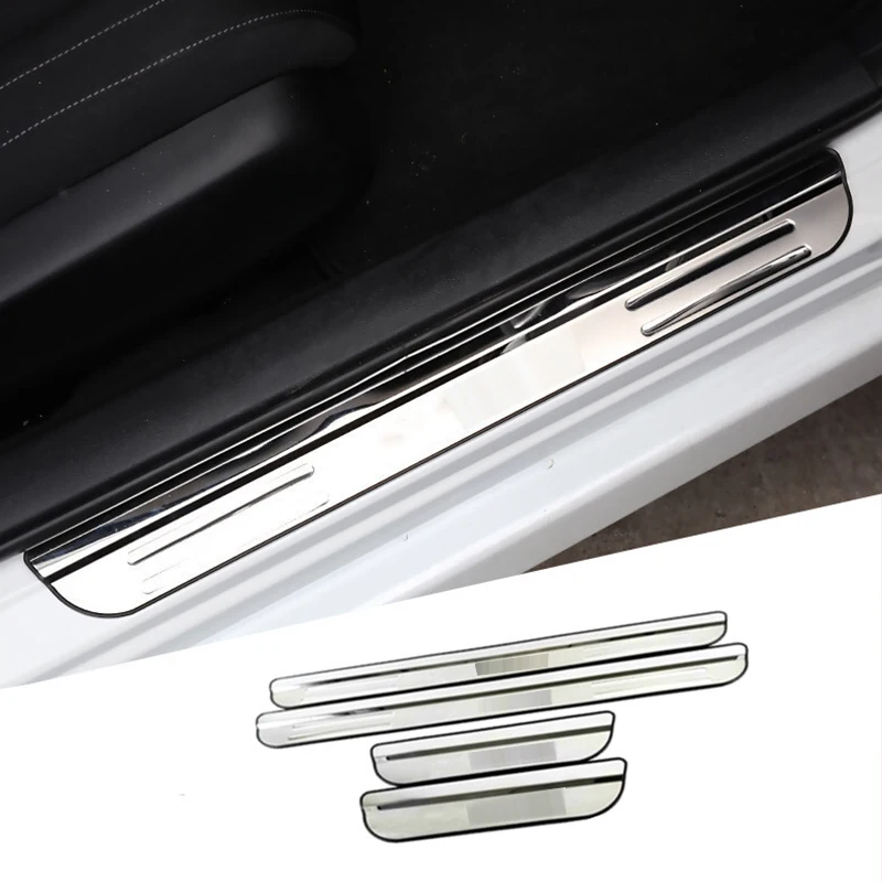 

Stainless steel Door Sill Scuff Plate Cover For Honda Civic 10th 2016 - 2019 Car Sticker Styling Trim Guard Protector Door Sills