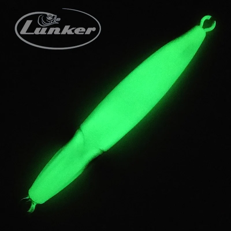 Lunker соленой воды медленная Металическая дергающаяся 60 г 80 г 100 крючковый лов рыбацкая лодка бросок с берега моря крокодил свечение