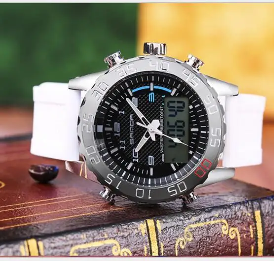 Мужские наручные часы Three Da Li Hao золотые с тремя иглами водонепроницаемые двойным