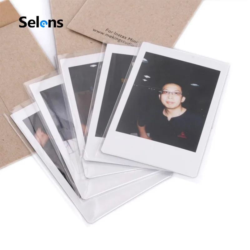 Selens 10 шт. Instax Mini Protector 55x88 мм для камеры Fujifilm Film Frame|photo video camera|camera lens mug cupphoto camera gps |