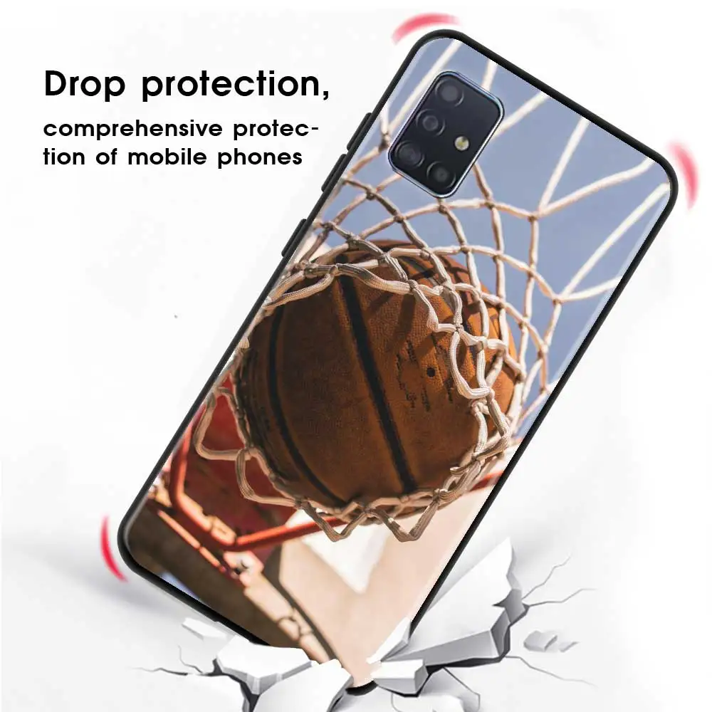 

Silicone Case For Samsung Galaxy A51 A71 A50 A21s A10 A20e A30 A40 A70 A31 A41 A11 A91 A72 Cover Funda Capa Basketball Slam Dunk