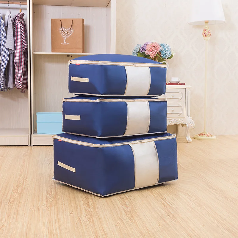 

Washable Oxford Cloth Quilt Clothes Dirty Clothes Storage Bag Quilt Bag Quilt Cloth Storage Bag Sorting Bag Soft Storage Box Cle