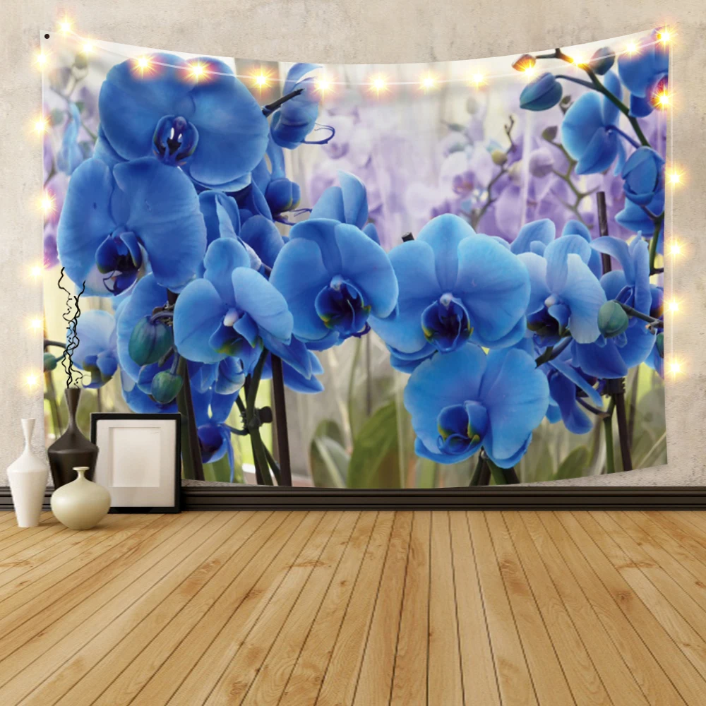 

Flower Printed Mandala Wall Hanging Tapestry Beach Towel Home Decor Tapestry Bedspread Table Cloth Yoga Mat Decor Curtain