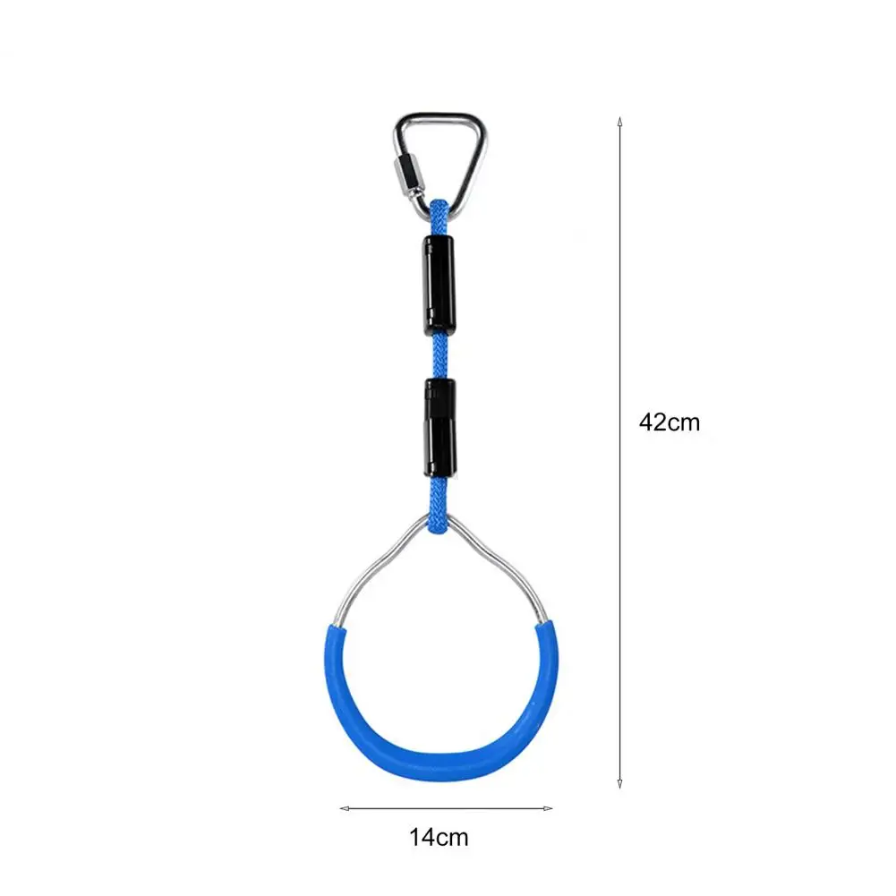 

Children Gymnastic Ring Heavy Duty Shoulder Strength Sports Equipment Kid Child Outdoor Pull Up Gym Ring