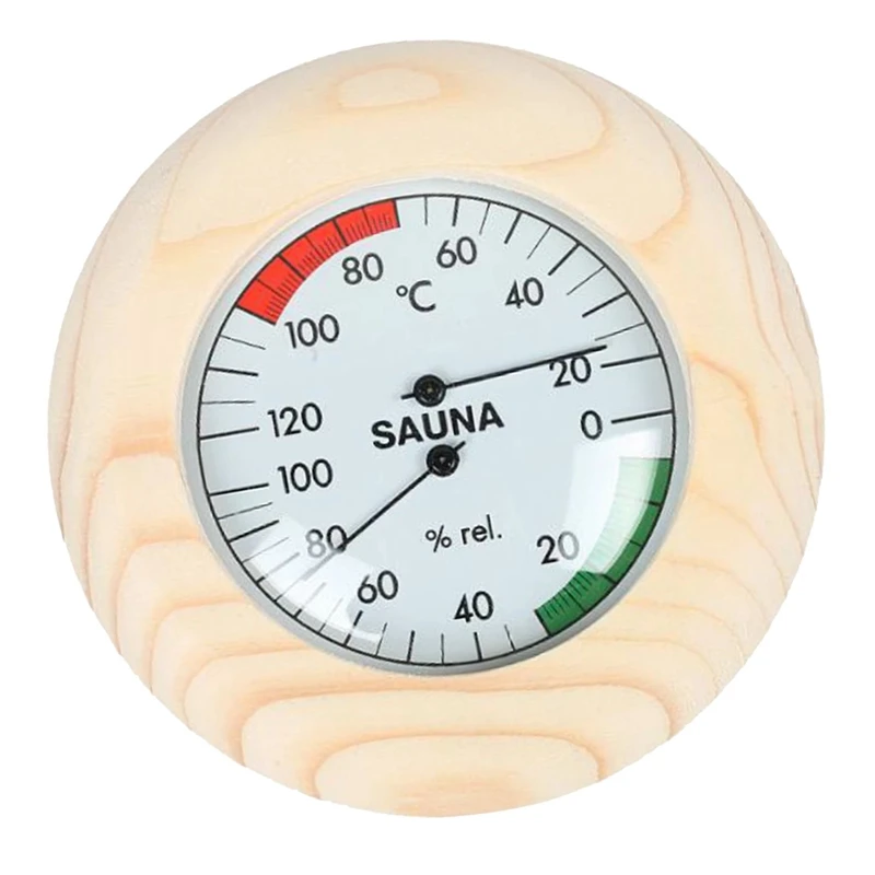 

Деревянная Сауна, термометр-гигрометр, горизонтальный прочный цифровой аксессуар для сауны, комнатная влажность, температура