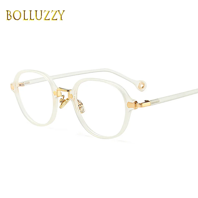 Женские и мужские очки с круглой оправой Ultem винтажные прозрачные дизайнерские