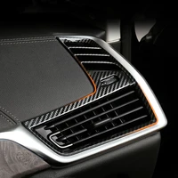 car styling dashboard side air outlet decoration frame cover for bmw x5 g05 2019 carbon fiber color air vents stickers trim