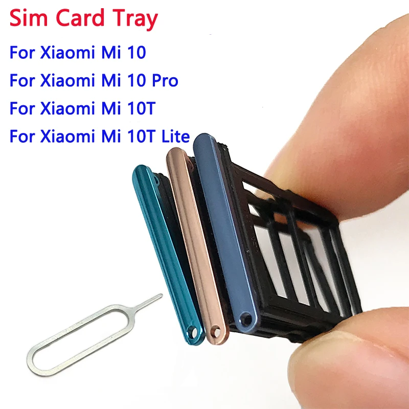 Держатель слота для Sim карты Запасные части Xiaomi Mi 10 Mi10 Pro 10T Lite|Адаптеры SIM карт| |