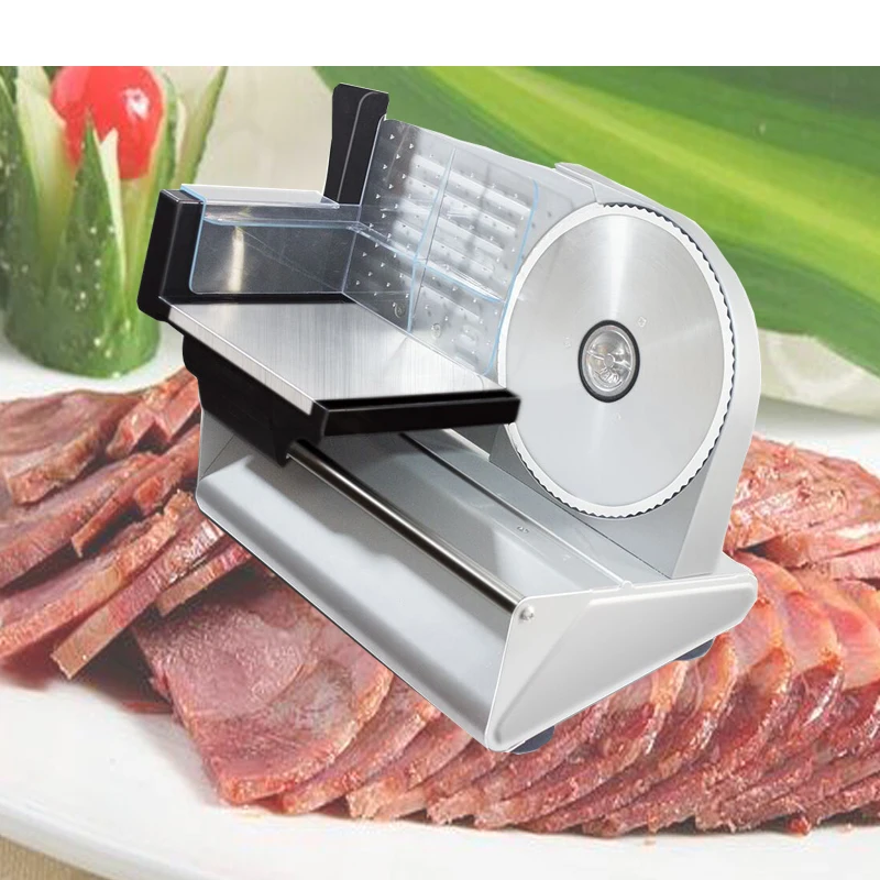 Электрическая многофункциональная ломтерезка для мяса полуавтоматическая
