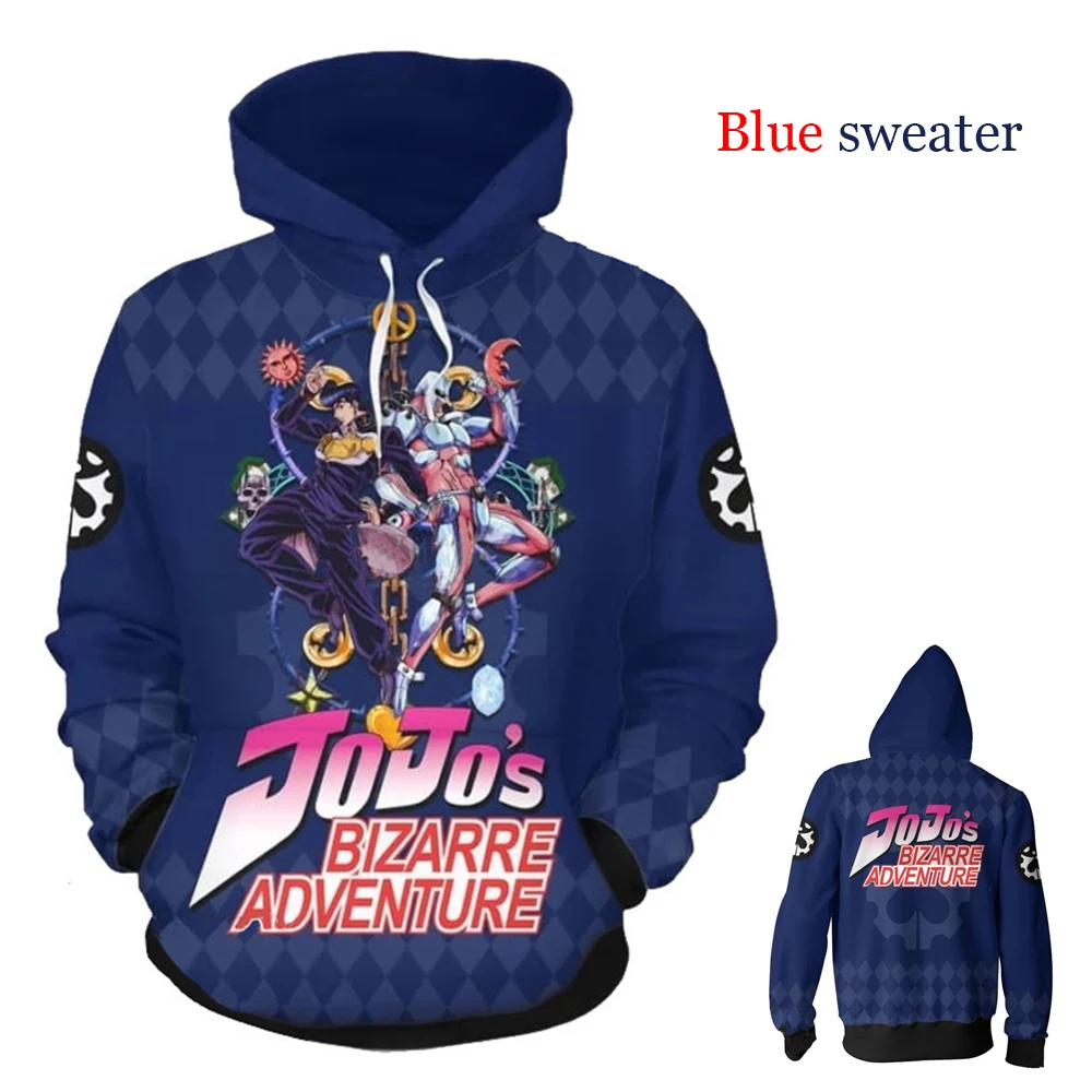 

Cosplay Costume Favorite Anime JOJO'S BIZARRE ADVENTURE GUIDO MISTA Hooded Adult Sweatshirt 3D Print Cardigan Thin Jacket