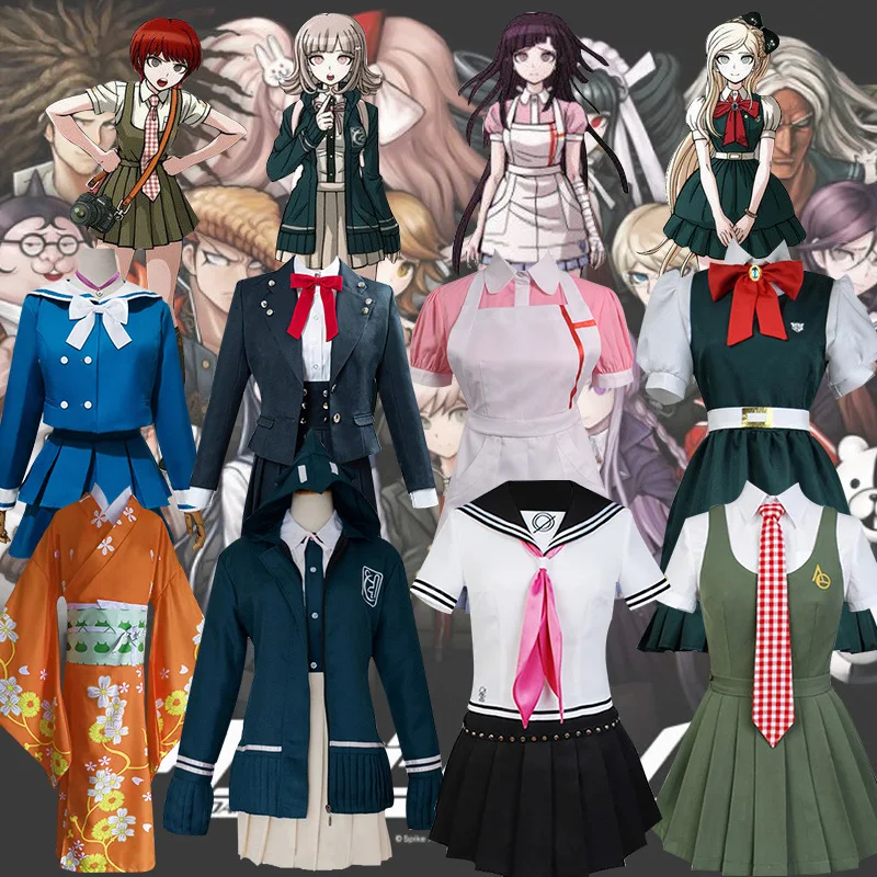 

Danganronpa V2 cosplay costume Chiaki Nanami Hiyoko Saionji Mikan Tsumiki Ibuki Mioda Sonia Nevermind Full set woman clothes