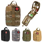 Сумка первой помощи для охоты, выживания, Военная Сумка EDC, тактическая поясная Сумка Molle, уличная сумка SOS, армейский медицинский комплект, поясной рюкзак
