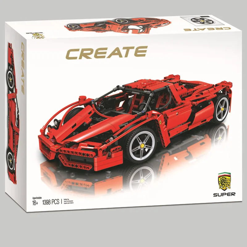 Набор строительных блоков Bela 10571 Enzo Ferra F1 из серии Автомобиль обучающие игрушки