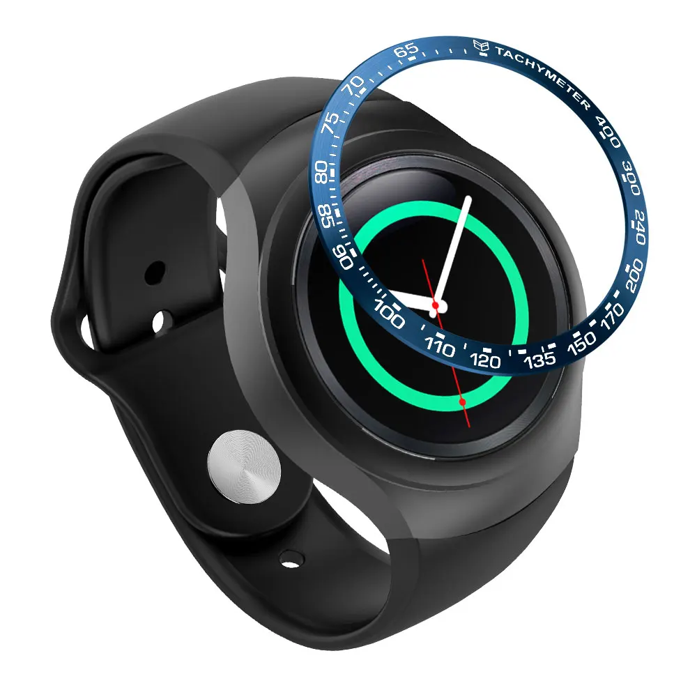Color B2 Кольцо для samsung Galaxy Watch 42 мм Ringke циферблат Рамка Стиль рамка чехол Защита для samsung gear S2 SM-R720 R720 чехол s - Цвет: Color B2