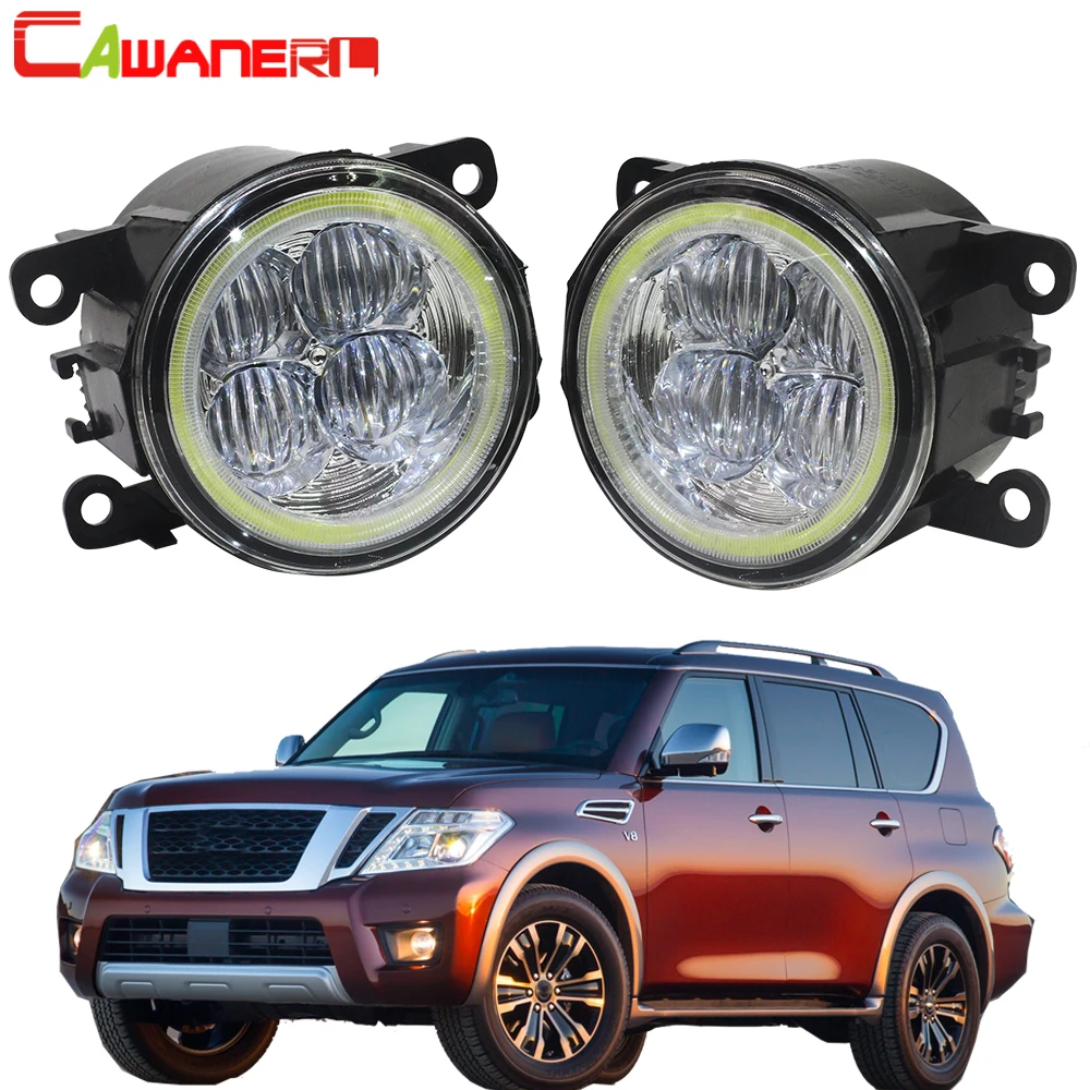 Cawanerl Стайлинг авто светодиодный лампы Противотуманные фары светильник глаза