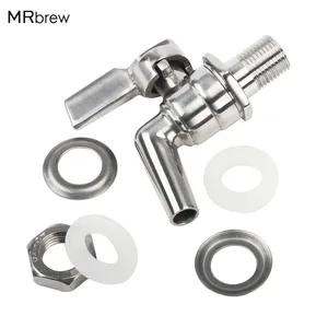 Смеситель для домашнего пивоварения, кран 38 дюйма из нержавеющей стали для вина, пива, напитков, дозатор сока, кухонные бочонки для холодильника